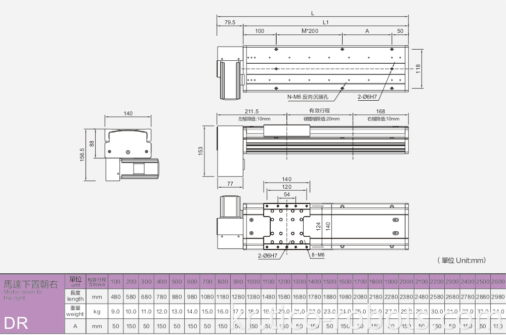 Db135 Miniature Linear Guide Rail Miniature Linear Block